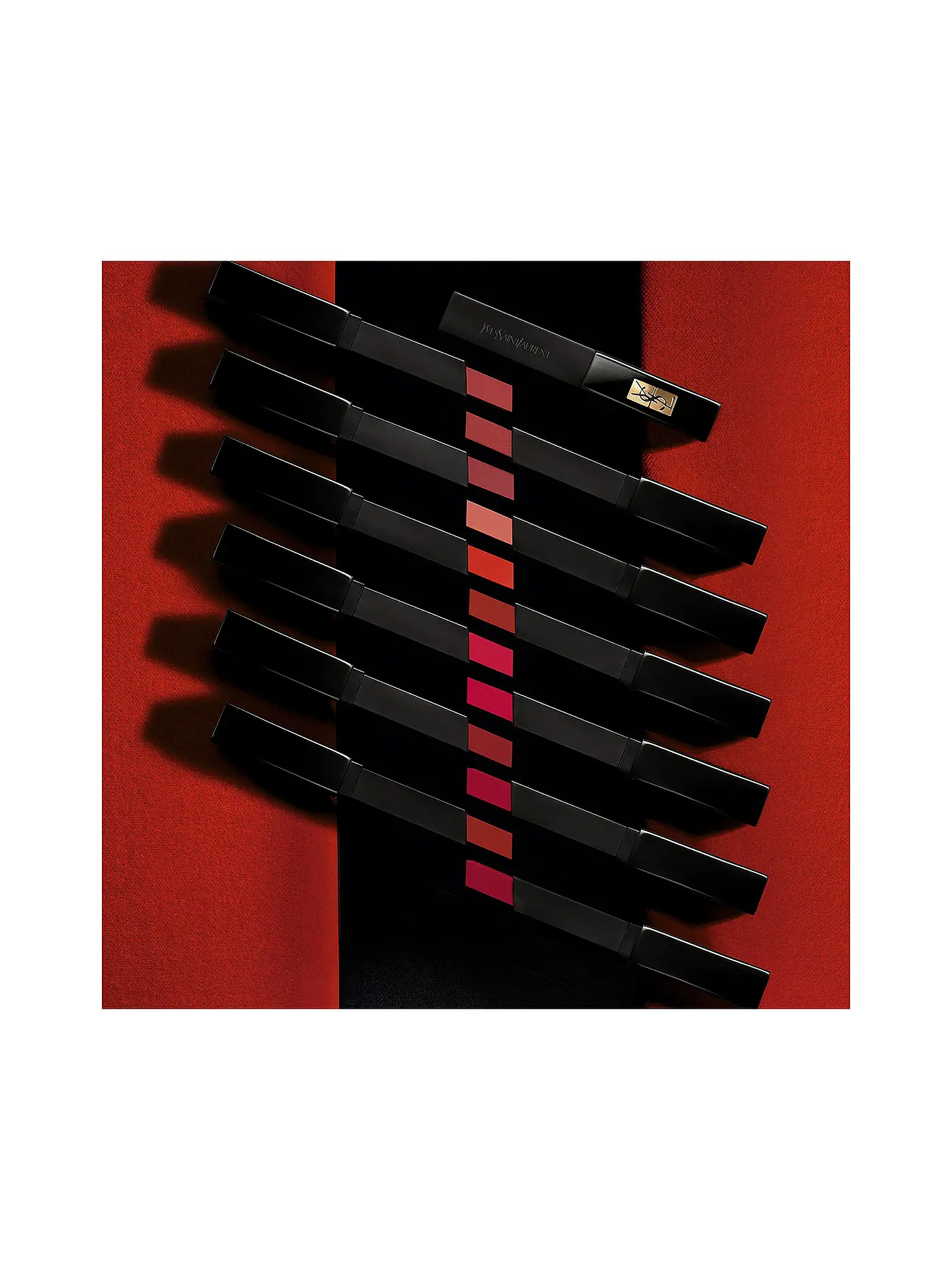 YVES SAINT LAURENT | Lippenstift -  Rouge Pur Couture The Slim Velvet Radical ( 28 )  | rot