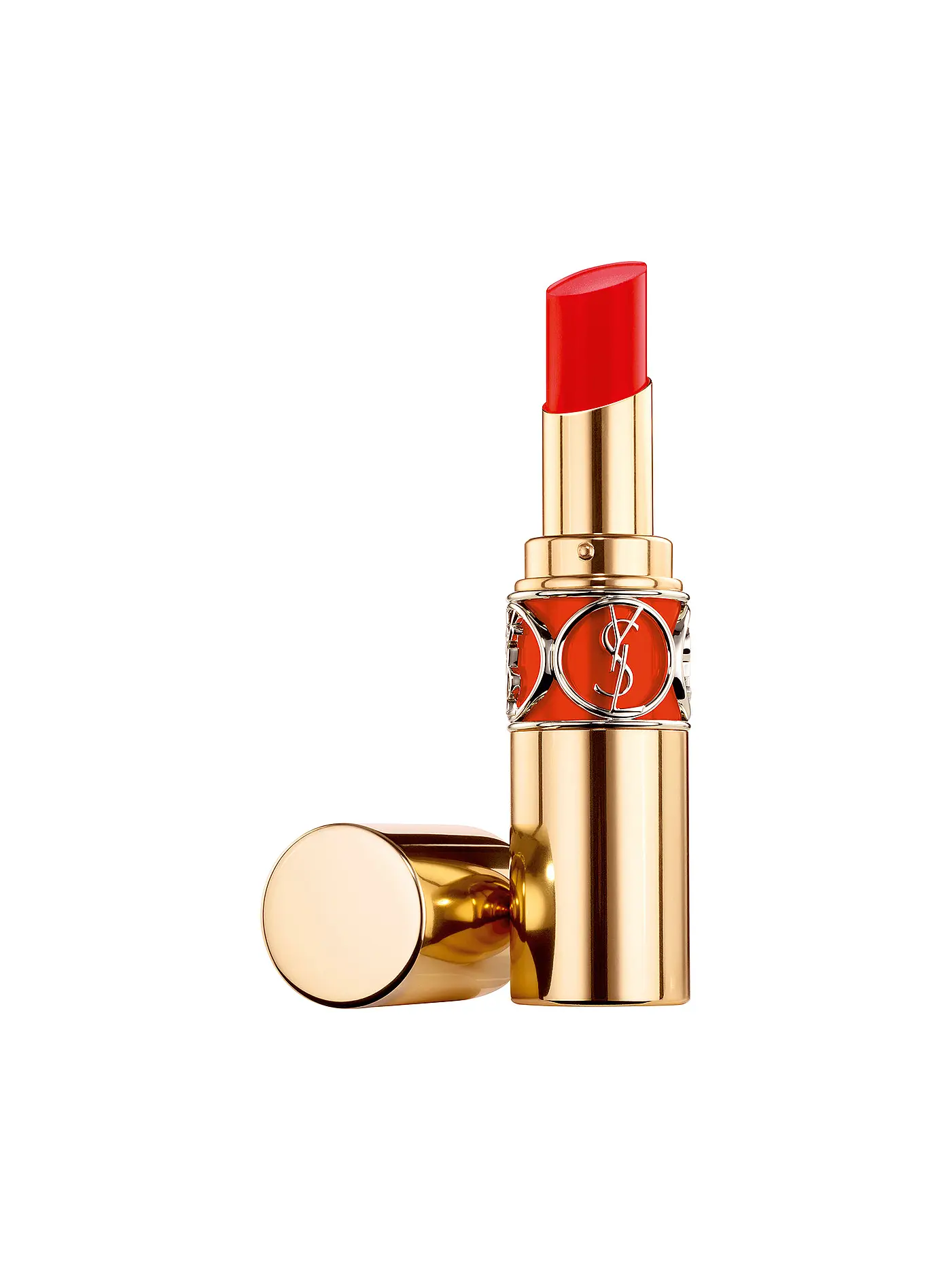 YVES SAINT LAURENT | Lippenstift - Rouge Volupte Shine ( 127 Rouge Studio )  | orange