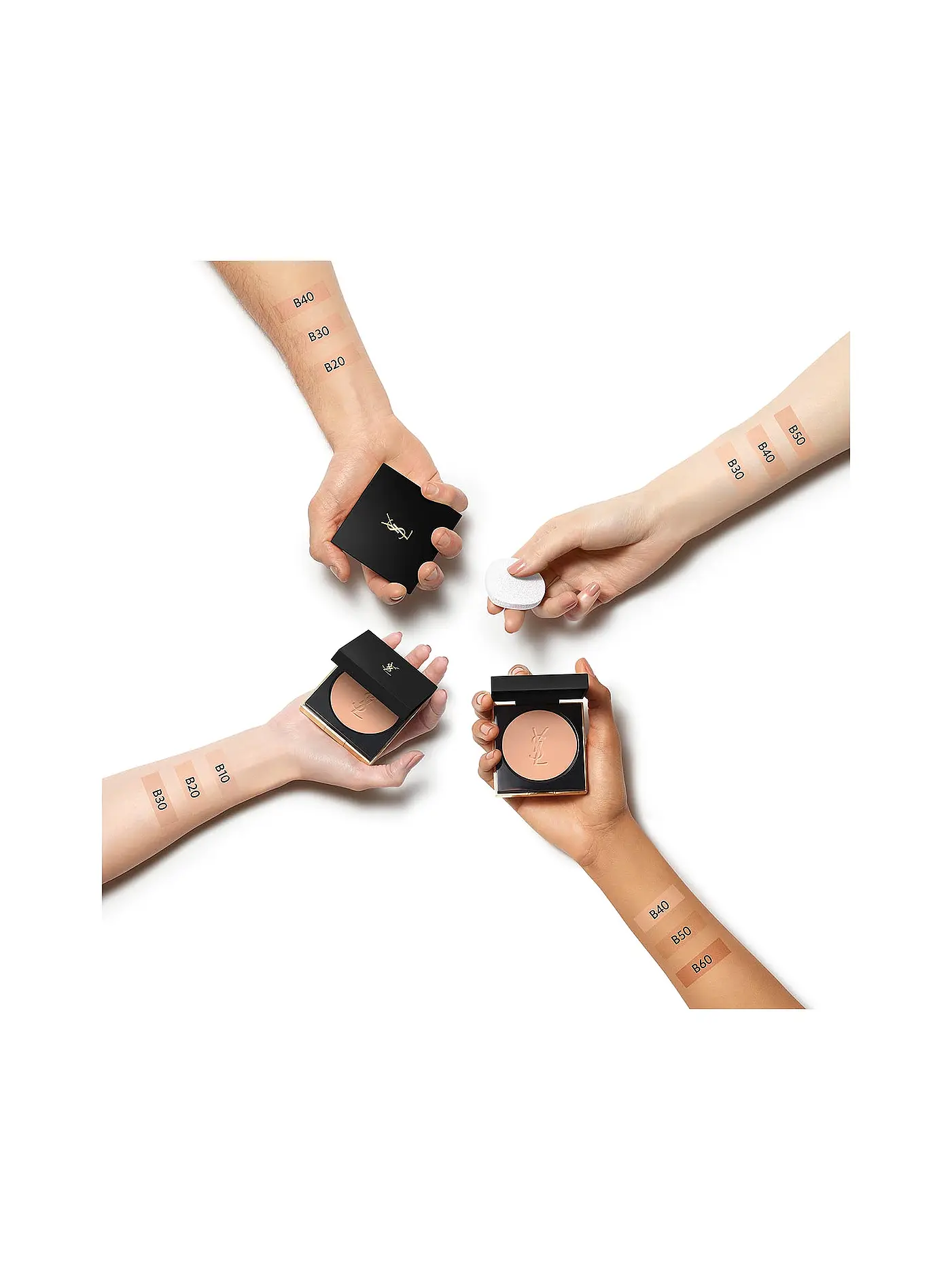 YVES SAINT LAURENT | Puder - Encre de Peau All Hours Puder (B30 Almond) | braun