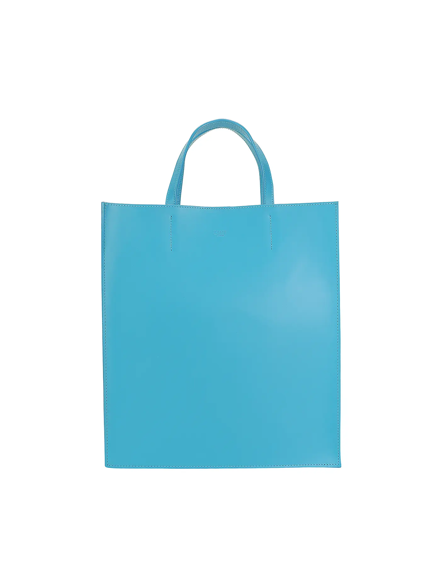 ZAMT | Ledertasche - Tote Bag FINCH | hellblau