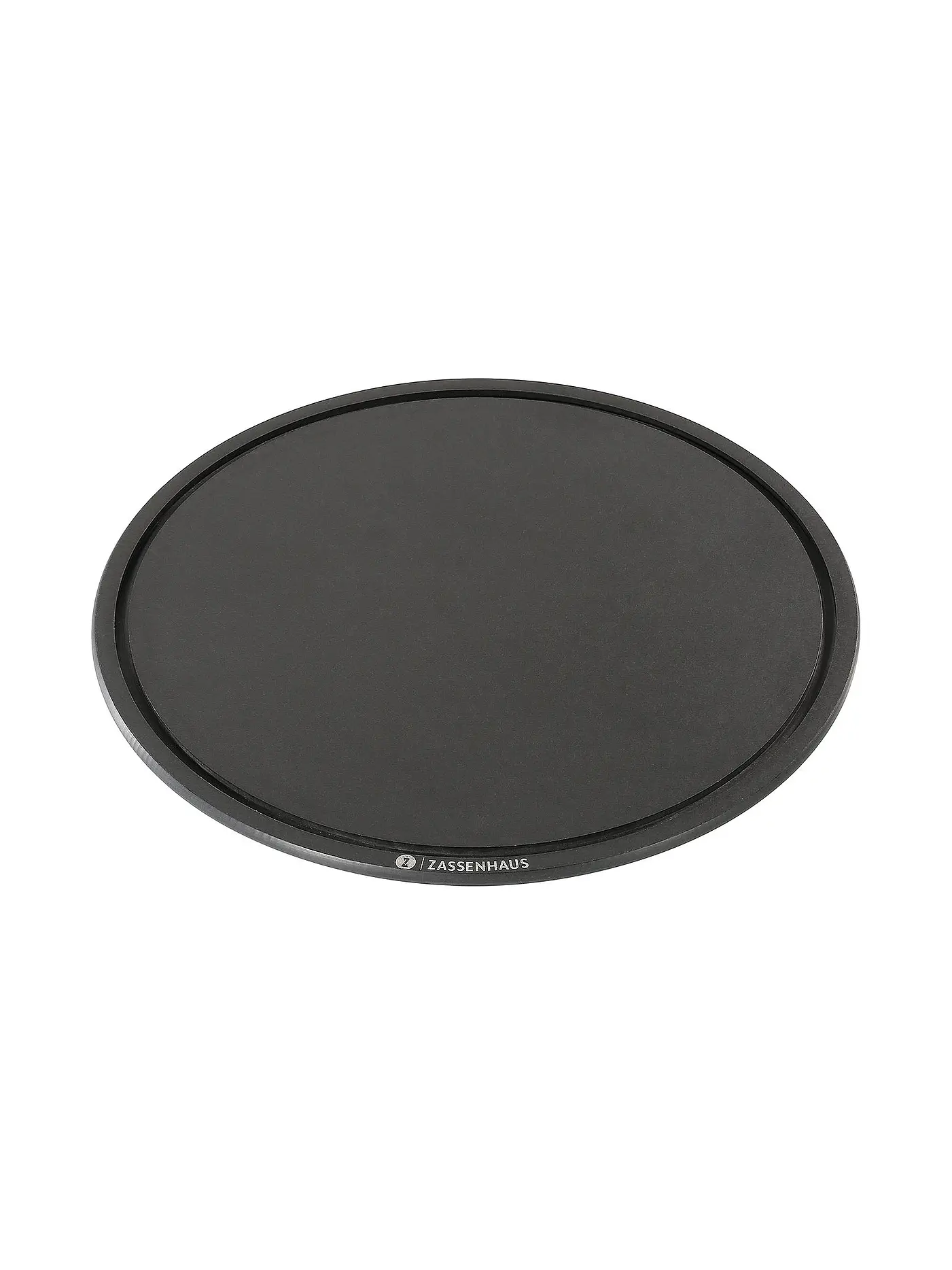 ZASSENHAUS | COMFORT PLUS - Käseglocke mit Glasdeckel 28 cm | schwarz