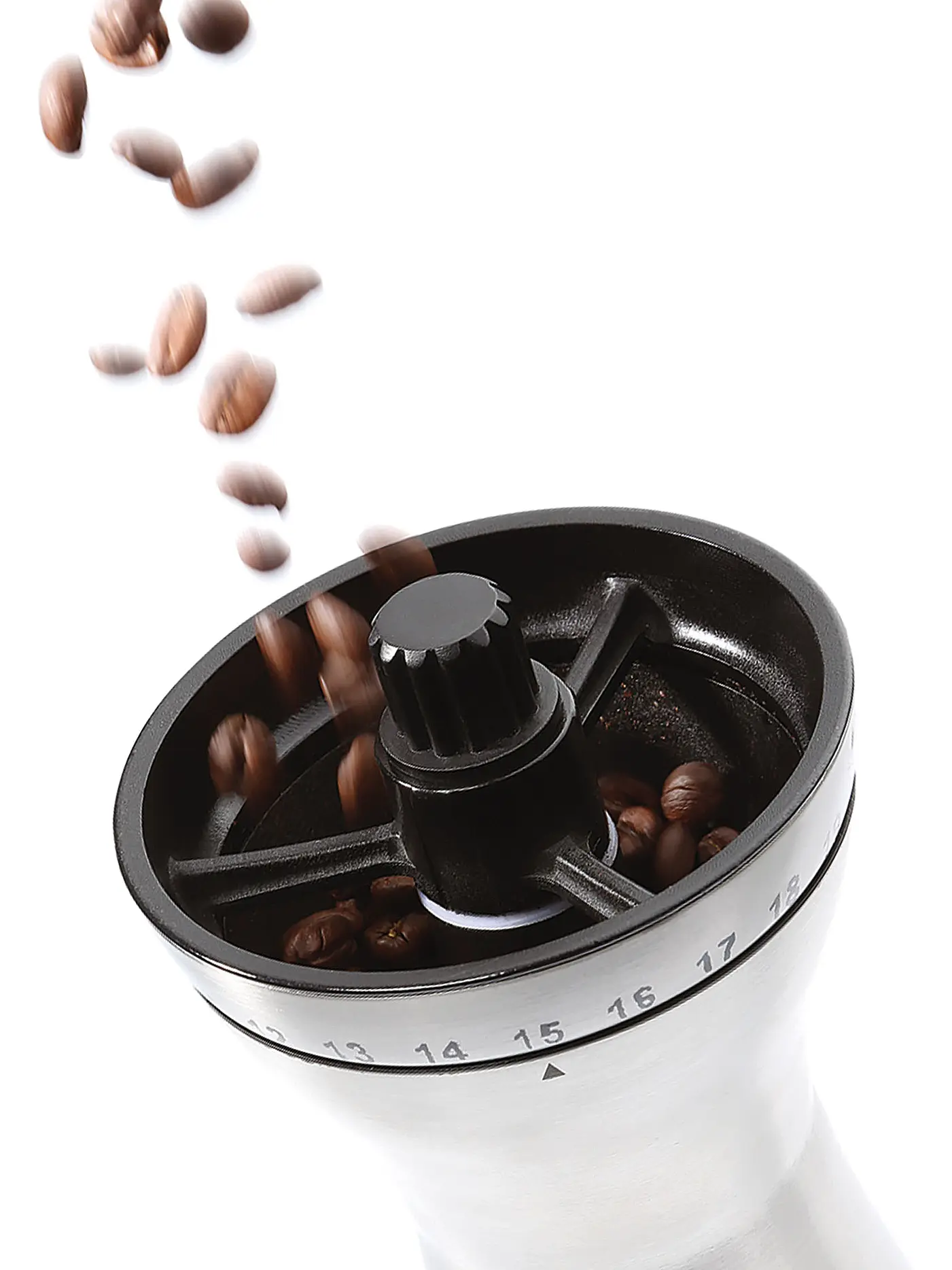 ZASSENHAUS | Kaffeemühle "Manaos" 25cm | silber