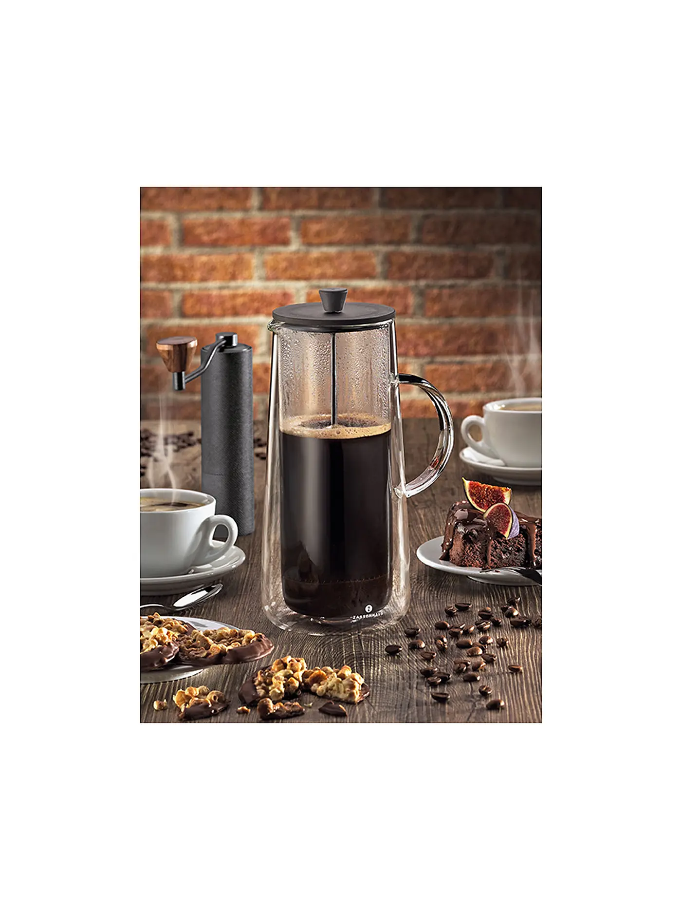 ZASSENHAUS | Kaffeezubereiter AROMA PRESS | transparent