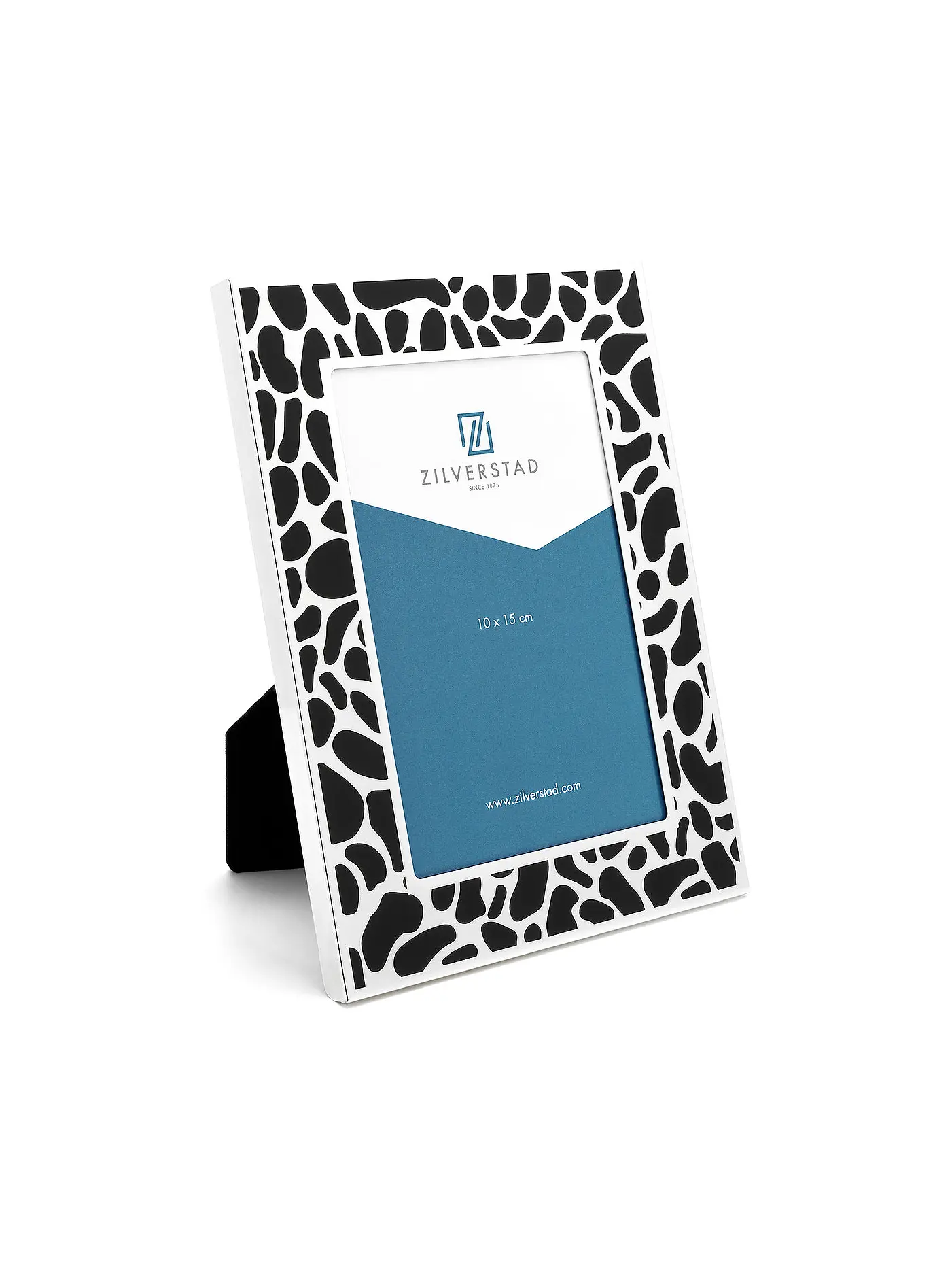 ZILVERSTAD | Fotorahmen Leopard 10x15 cm Schwarz/Weiss | schwarz