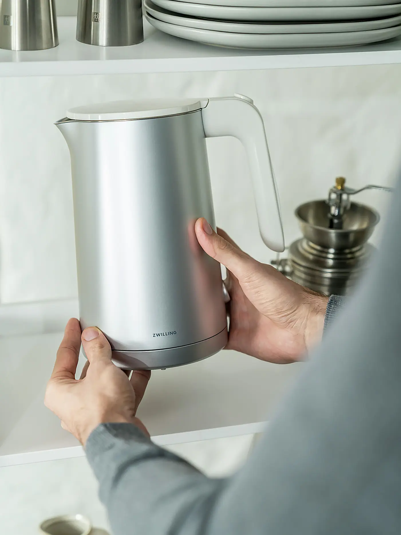 ZWILLING | Wasserkocher 1l ENFINIGY Silber | silber